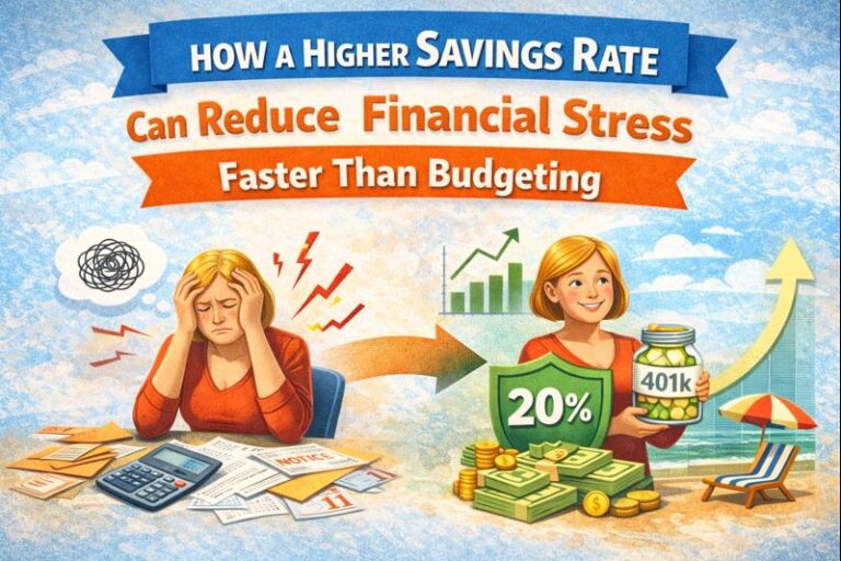 How a Higher Savings Rate Can Reduce Financial Stress Faster Than Budgeting?