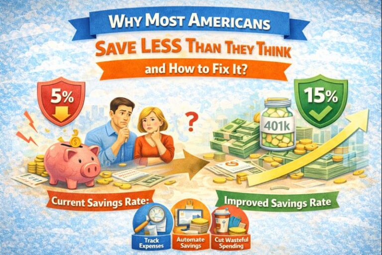 Why Most Americans Save Less Than They Think and How to Fix It?